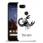 עקרב כיסוי מגן קשיח בעיצוב אישי עם השם שלך ל Google Pixel 3a יחידה אחת סקרין מובייל