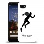 רץ כיסוי מגן קשיח בעיצוב אישי עם השם שלך ל Google Pixel 3a יחידה אחת סקרין מובייל