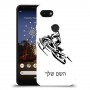 אופנוע שלג כיסוי מגן קשיח בעיצוב אישי עם השם שלך ל Google Pixel 3a יחידה אחת סקרין מובייל
