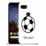 כדורגל - כדור כיסוי מגן קשיח בעיצוב אישי עם השם שלך ל Google Pixel 3a יחידה אחת סקרין מובייל