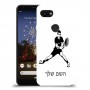 שחקן טניס כיסוי מגן קשיח בעיצוב אישי עם השם שלך ל Google Pixel 3a יחידה אחת סקרין מובייל
