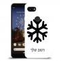 שלג כיסוי מגן קשיח בעיצוב אישי עם השם שלך ל Google Pixel 3a יחידה אחת סקרין מובייל