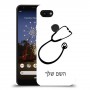 רופא סטטוסקופ כיסוי מגן קשיח בעיצוב אישי עם השם שלך ל Google Pixel 3a יחידה אחת סקרין מובייל
