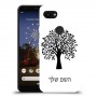 עץ כיסוי מגן קשיח בעיצוב אישי עם השם שלך ל Google Pixel 3a יחידה אחת סקרין מובייל