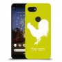 תרנגול כיסוי מגן קשיח בעיצוב אישי עם השם שלך ל Google Pixel 3a יחידה אחת סקרין מובייל