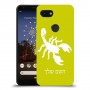 עקרב כיסוי מגן קשיח בעיצוב אישי עם השם שלך ל Google Pixel 3a יחידה אחת סקרין מובייל