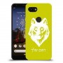 זאב כיסוי מגן קשיח בעיצוב אישי עם השם שלך ל Google Pixel 3a יחידה אחת סקרין מובייל
