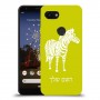 זברה כיסוי מגן קשיח בעיצוב אישי עם השם שלך ל Google Pixel 3a יחידה אחת סקרין מובייל