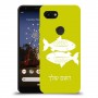 דגים כיסוי מגן קשיח בעיצוב אישי עם השם שלך ל Google Pixel 3a יחידה אחת סקרין מובייל