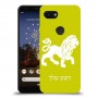 אריה כיסוי מגן קשיח בעיצוב אישי עם השם שלך ל Google Pixel 3a יחידה אחת סקרין מובייל