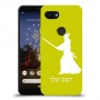 סמוראי כיסוי מגן קשיח בעיצוב אישי עם השם שלך ל Google Pixel 3a יחידה אחת סקרין מובייל