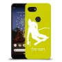 סקִי כיסוי מגן קשיח בעיצוב אישי עם השם שלך ל Google Pixel 3a יחידה אחת סקרין מובייל