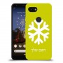 שלג כיסוי מגן קשיח בעיצוב אישי עם השם שלך ל Google Pixel 3a יחידה אחת סקרין מובייל