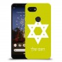 מגן דוד - ישראל כיסוי מגן קשיח בעיצוב אישי עם השם שלך ל Google Pixel 3a יחידה אחת סקרין מובייל