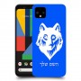 זאב כיסוי מגן קשיח בעיצוב אישי עם השם שלך ל Google Pixel 4 XL יחידה אחת סקרין מובייל