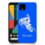אופנוע שלג כיסוי מגן קשיח בעיצוב אישי עם השם שלך ל Google Pixel 4 XL יחידה אחת סקרין מובייל