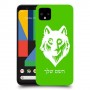 זאב כיסוי מגן קשיח בעיצוב אישי עם השם שלך ל Google Pixel 4 XL יחידה אחת סקרין מובייל