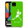 שחקן טניס כיסוי מגן קשיח בעיצוב אישי עם השם שלך ל Google Pixel 4 XL יחידה אחת סקרין מובייל