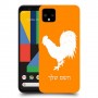 תרנגול כיסוי מגן קשיח בעיצוב אישי עם השם שלך ל Google Pixel 4 XL יחידה אחת סקרין מובייל