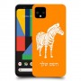 זברה כיסוי מגן קשיח בעיצוב אישי עם השם שלך ל Google Pixel 4 XL יחידה אחת סקרין מובייל