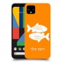 דגים כיסוי מגן קשיח בעיצוב אישי עם השם שלך ל Google Pixel 4 XL יחידה אחת סקרין מובייל