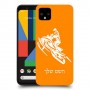 אופנוע שלג כיסוי מגן קשיח בעיצוב אישי עם השם שלך ל Google Pixel 4 XL יחידה אחת סקרין מובייל