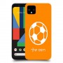 כדורגל - כדור כיסוי מגן קשיח בעיצוב אישי עם השם שלך ל Google Pixel 4 XL יחידה אחת סקרין מובייל