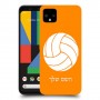 כדורעף - כדור כיסוי מגן קשיח בעיצוב אישי עם השם שלך ל Google Pixel 4 XL יחידה אחת סקרין מובייל
