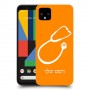רופא סטטוסקופ כיסוי מגן קשיח בעיצוב אישי עם השם שלך ל Google Pixel 4 XL יחידה אחת סקרין מובייל