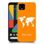 מפת העולם כיסוי מגן קשיח בעיצוב אישי עם השם שלך ל Google Pixel 4 XL יחידה אחת סקרין מובייל