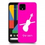 כינור כיסוי מגן קשיח בעיצוב אישי עם השם שלך ל Google Pixel 4 XL יחידה אחת סקרין מובייל