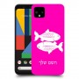 דגים כיסוי מגן קשיח בעיצוב אישי עם השם שלך ל Google Pixel 4 XL יחידה אחת סקרין מובייל