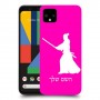 סמוראי כיסוי מגן קשיח בעיצוב אישי עם השם שלך ל Google Pixel 4 XL יחידה אחת סקרין מובייל