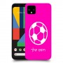 כדורגל - כדור כיסוי מגן קשיח בעיצוב אישי עם השם שלך ל Google Pixel 4 XL יחידה אחת סקרין מובייל