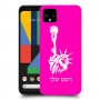 פסל החירות כיסוי מגן קשיח בעיצוב אישי עם השם שלך ל Google Pixel 4 XL יחידה אחת סקרין מובייל