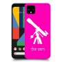 טלסקופ כיסוי מגן קשיח בעיצוב אישי עם השם שלך ל Google Pixel 4 XL יחידה אחת סקרין מובייל