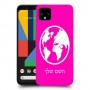 עולם כיסוי מגן קשיח בעיצוב אישי עם השם שלך ל Google Pixel 4 XL יחידה אחת סקרין מובייל
