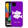 דגים כיסוי מגן קשיח בעיצוב אישי עם השם שלך ל Google Pixel 4 XL יחידה אחת סקרין מובייל