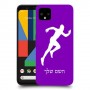 רץ כיסוי מגן קשיח בעיצוב אישי עם השם שלך ל Google Pixel 4 XL יחידה אחת סקרין מובייל