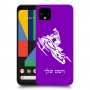 אופנוע שלג כיסוי מגן קשיח בעיצוב אישי עם השם שלך ל Google Pixel 4 XL יחידה אחת סקרין מובייל
