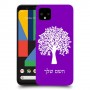 עץ כיסוי מגן קשיח בעיצוב אישי עם השם שלך ל Google Pixel 4 XL יחידה אחת סקרין מובייל