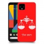 מאזניים כיסוי מגן קשיח בעיצוב אישי עם השם שלך ל Google Pixel 4 XL יחידה אחת סקרין מובייל