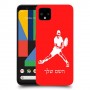 שחקן טניס כיסוי מגן קשיח בעיצוב אישי עם השם שלך ל Google Pixel 4 XL יחידה אחת סקרין מובייל