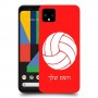כדורעף - כדור כיסוי מגן קשיח בעיצוב אישי עם השם שלך ל Google Pixel 4 XL יחידה אחת סקרין מובייל
