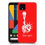 פסל החירות כיסוי מגן קשיח בעיצוב אישי עם השם שלך ל Google Pixel 4 XL יחידה אחת סקרין מובייל