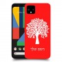 עץ כיסוי מגן קשיח בעיצוב אישי עם השם שלך ל Google Pixel 4 XL יחידה אחת סקרין מובייל