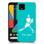 שחקן טניס כיסוי מגן קשיח בעיצוב אישי עם השם שלך ל Google Pixel 4 XL יחידה אחת סקרין מובייל