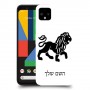 אריה כיסוי מגן קשיח בעיצוב אישי עם השם שלך ל Google Pixel 4 XL יחידה אחת סקרין מובייל