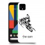 אופנוע שלג כיסוי מגן קשיח בעיצוב אישי עם השם שלך ל Google Pixel 4 XL יחידה אחת סקרין מובייל