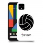 כדורעף - כדור כיסוי מגן קשיח בעיצוב אישי עם השם שלך ל Google Pixel 4 XL יחידה אחת סקרין מובייל